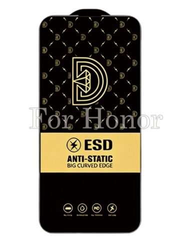 50pcs For Honor Golden Diamond Clear Tempered Glass HDZ 2-1-3
