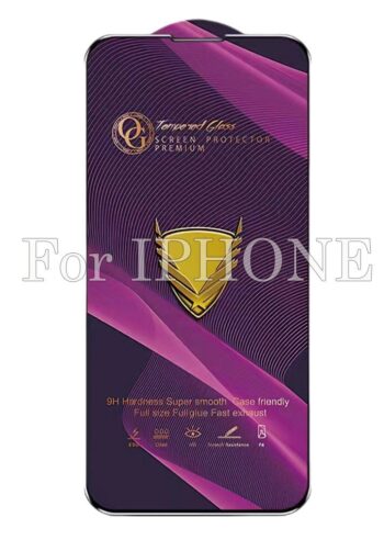 50pcs For IPHONE Golden Armor OG Clear Tempered Glass HJJ 1-2-5