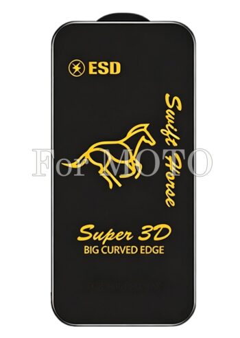 50pcs For MOTO Super 3D Clear Tempered Glass QLM 3-1-0