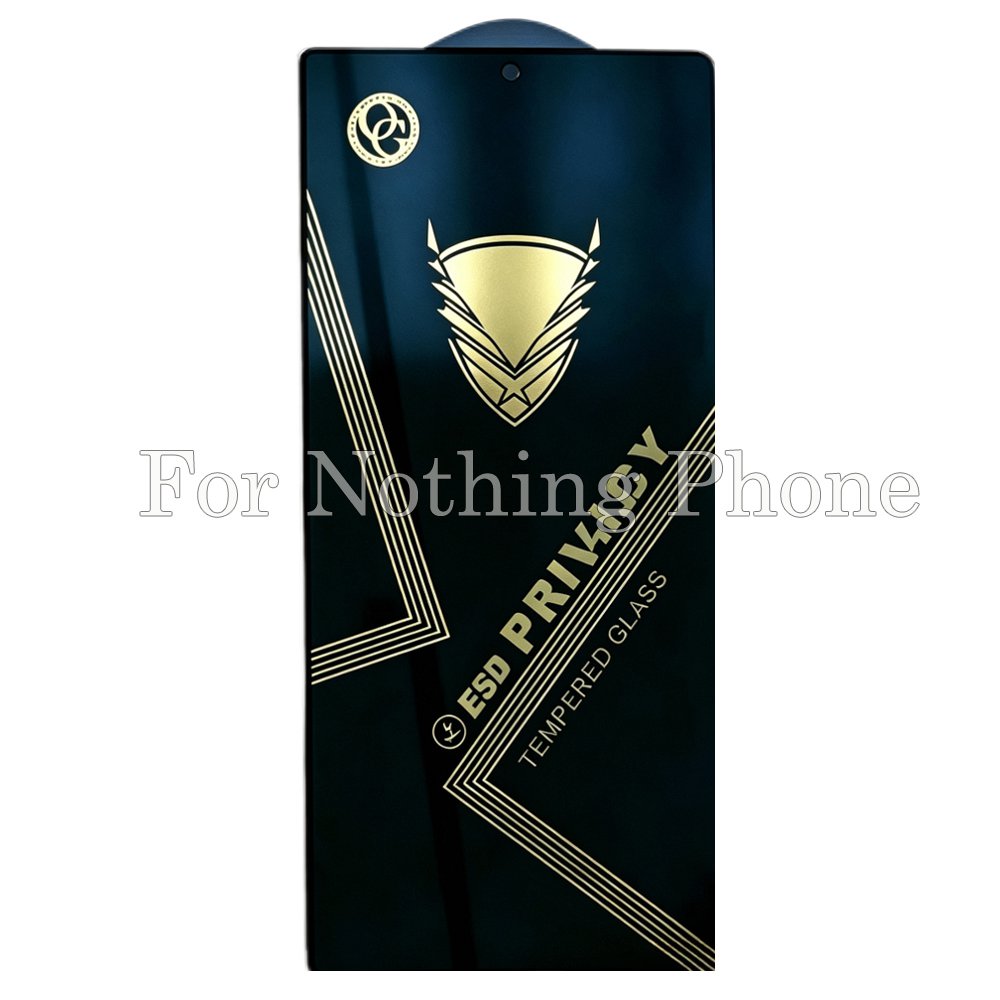 50pcs For Nothing Phone Golden Armor OG Privacy Tempered Glass HJJ 2-3-9