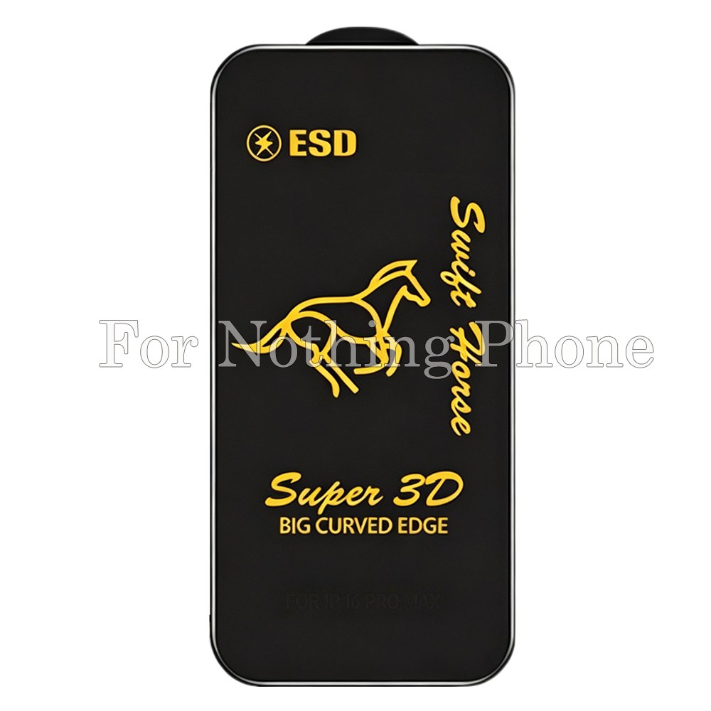 50pcs For Nothing Phone Super 3D Clear Tempered Glass QLM 3-1-0