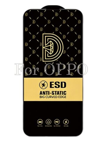 50pcs For OPPO Golden Diamond Clear Tempered Glass HDZ 2-1-3