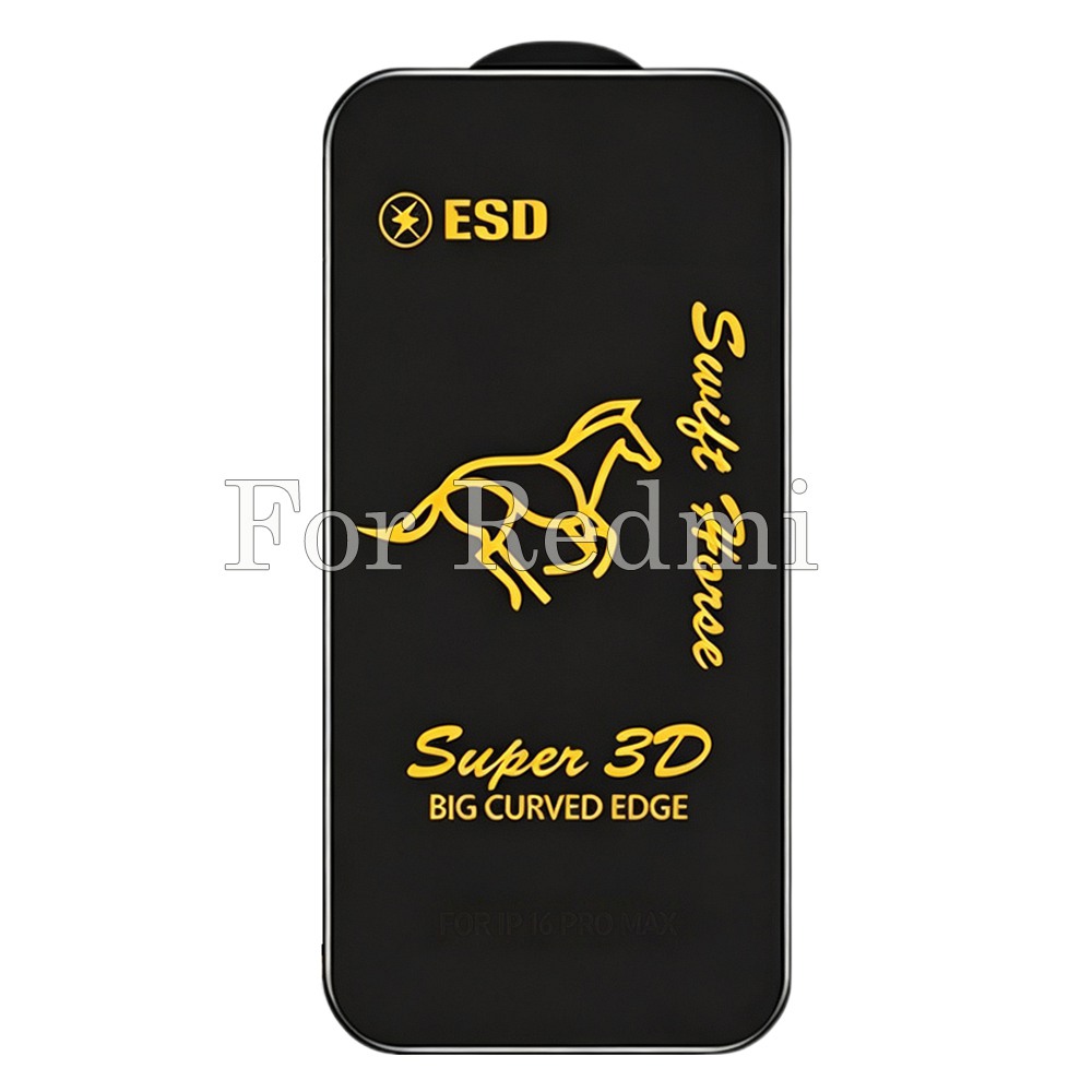 50pcs For Redmi Super 3D Clear Tempered Glass QLM 3-1-0