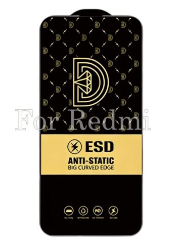 50pcs For Redmi Golden Diamond Clear Tempered Glass HDZ 2-1-3