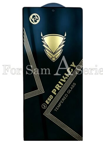 50pcs For Samsung A Series Golden Armor OG Privacy Tempered Glass HJJ 2-3-9