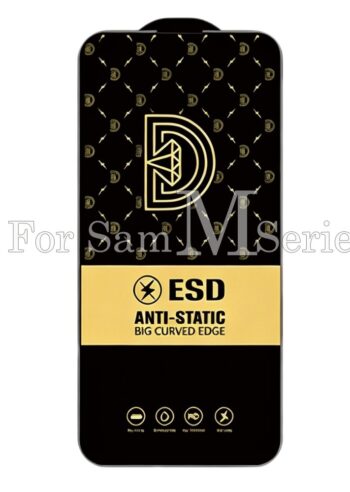 50pcs For Samsung M Series Golden Diamond Clear Tempered Glass HDZ 2-1-3