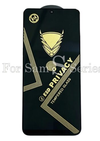 50pcs For Samsung S Series Golden Armor OG Privacy Tempered Glass Fingerprint Working HJJ 1-5-0