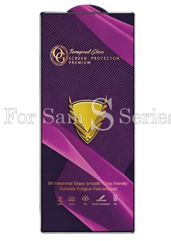 50pcs For Samsung S Series Golden Armor OG Clear Tempered Glass HJJ 1-3-5