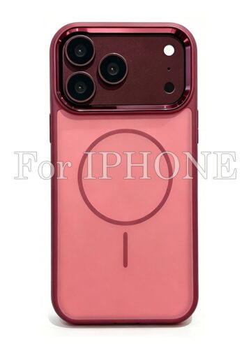 20pcs For IPHONE Contrast‑Color Skin‑Touch Magnetic Case MJY 0-8-0