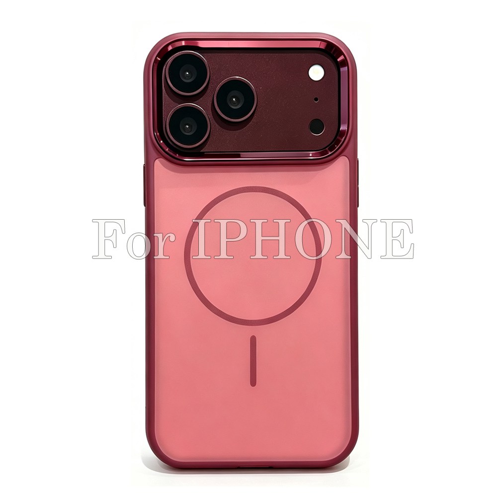 20pcs For IPHONE Contrast‑Color Skin‑Touch Magnetic Case MJY 0-8-0