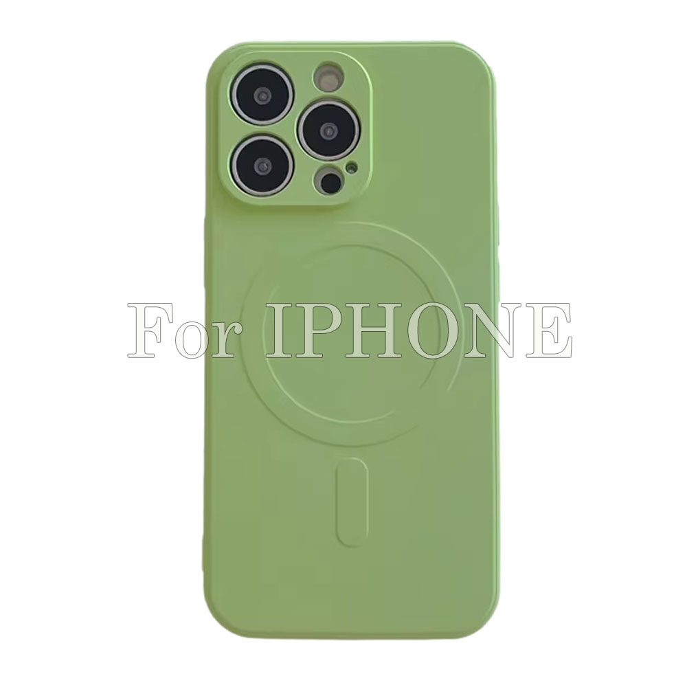 20pcs For IPHONE Liquid Silicone Magnetic Charging Case GZD 0-5-5