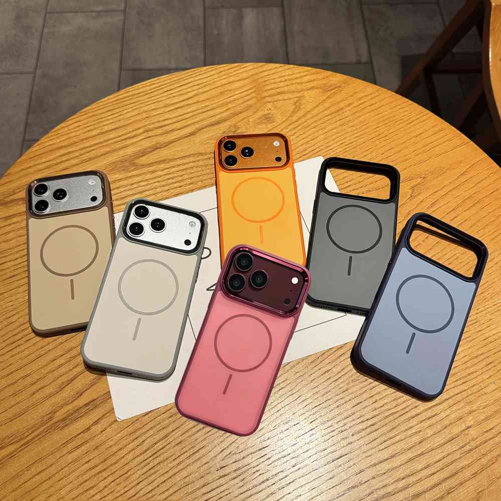 20pcs For IPHONE Contrast‑Color Skin‑Touch Magnetic Case MJY 0-8-0 - Image 2