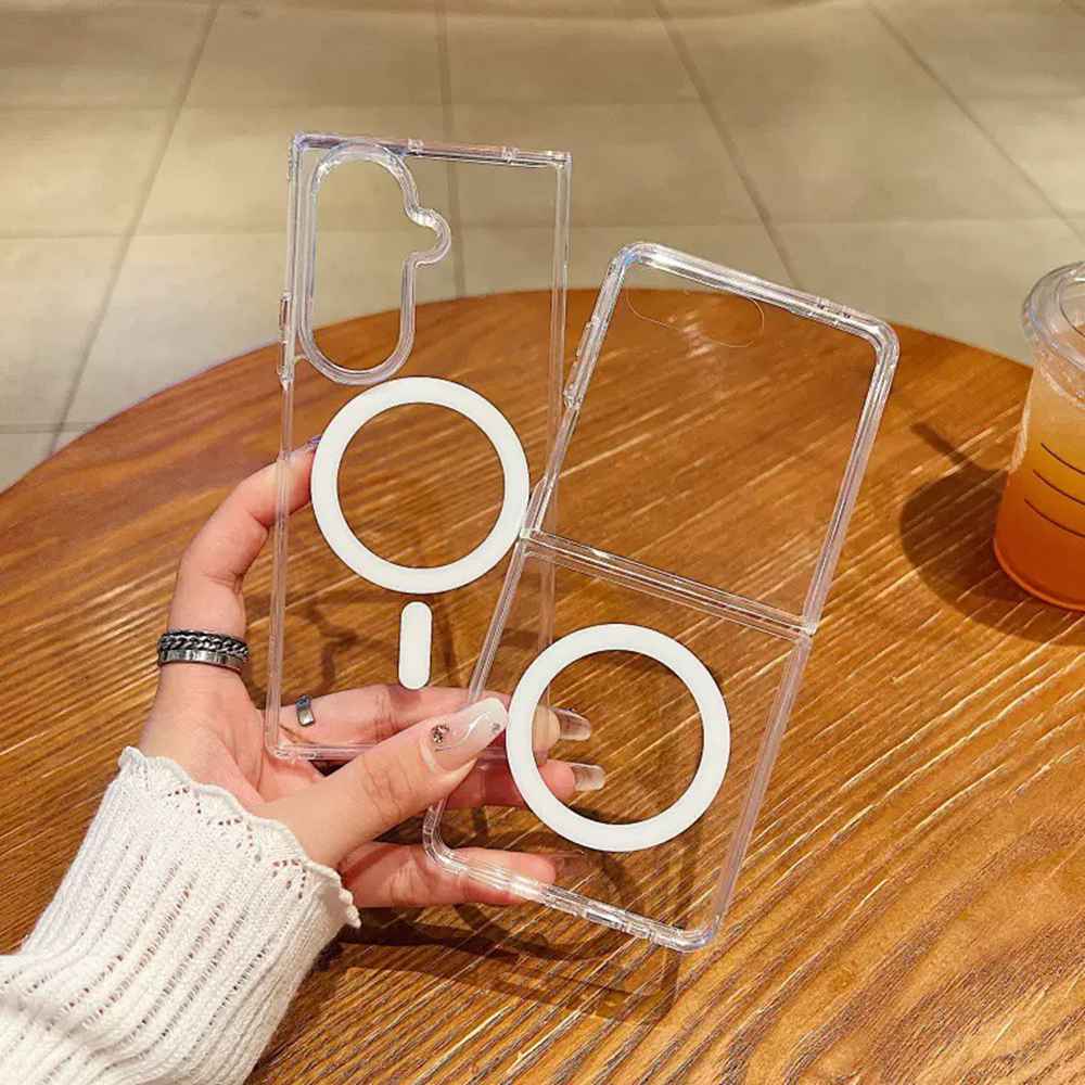 20pcs For Samsung Acrylic Clear Magnetic Charging Case YKL 2-2-0 - Image 3