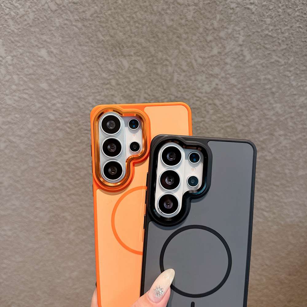 20pcs For Samsung Contrast‑Color Skin‑Touch Magnetic Case MJY 0-8-0 - Image 3