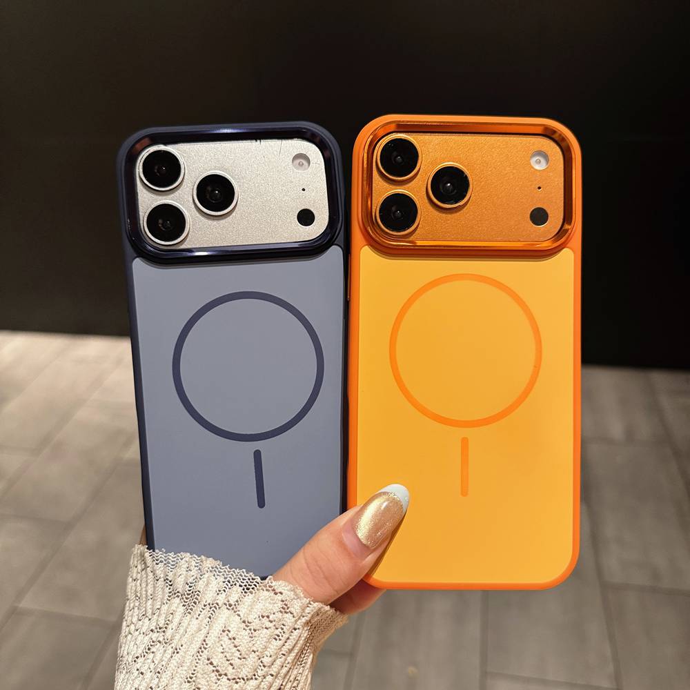 20pcs For IPHONE Contrast‑Color Skin‑Touch Magnetic Case MJY 0-8-0 - Image 3