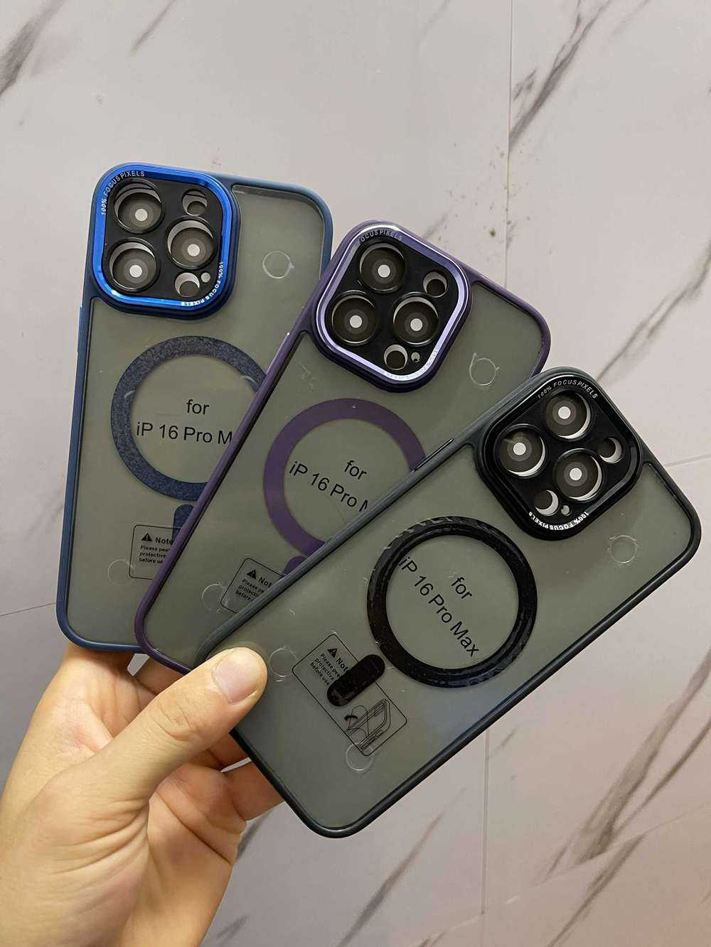 20pcs For IPHONE Camera Cutout Magnetic Case GZD 0-6-2 - Image 3