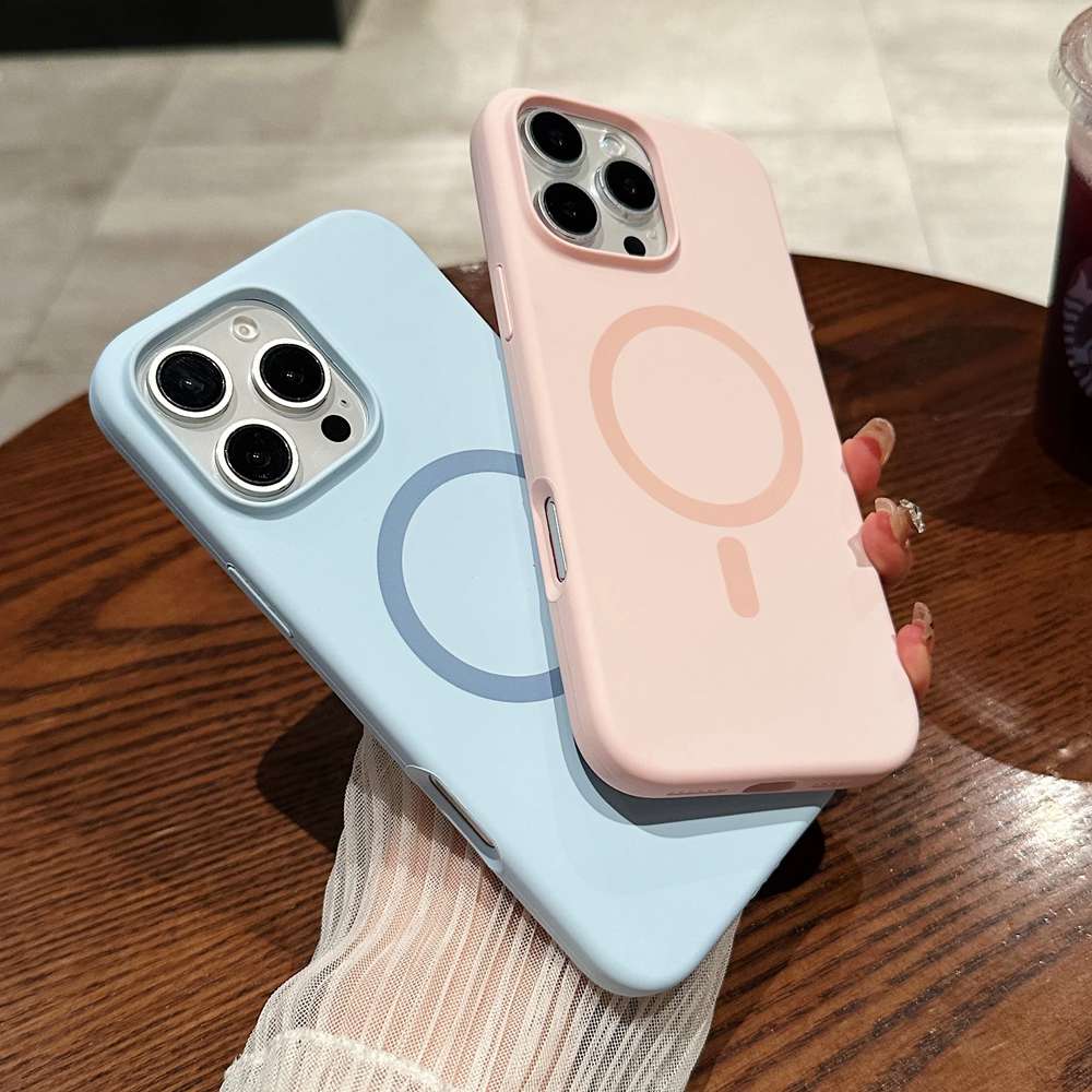 20pcs For IPHONE Candy Color TOP Liquid Silicone Magsafe Case HJT 1-6-0 - Image 4