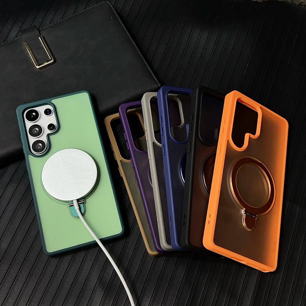 20pcs For Samsung Matte Hard Magnetic Charging Case BC-R2 0-8-5 - Image 4