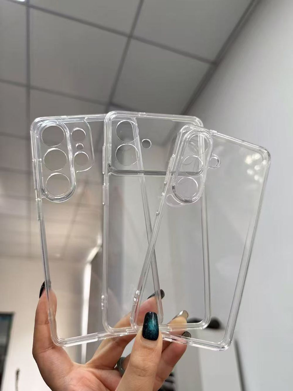 50pcs For Samsung TOP TPU+Acrylic Ultra Clear Case YKL 1-4-0 - Image 4