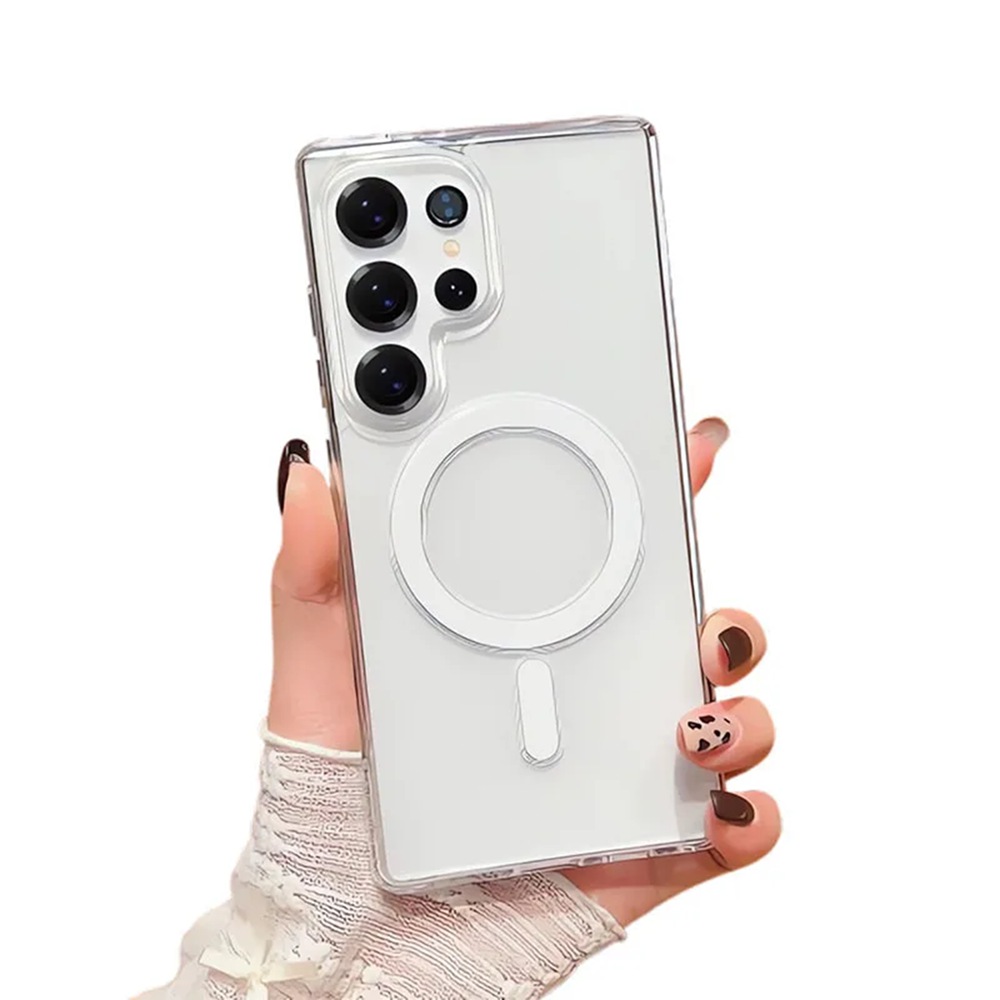 20pcs For Samsung Acrylic Clear Magnetic Charging Case YKL 2-2-0 - Image 5
