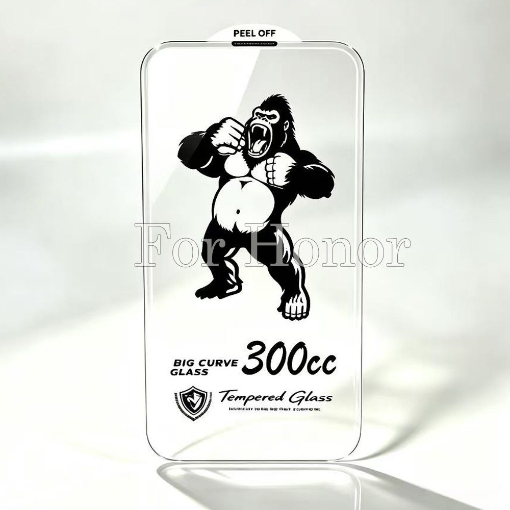 50pcs For Honor 300CC Super Large Arc Tempered Glass CKJ 1-1-7