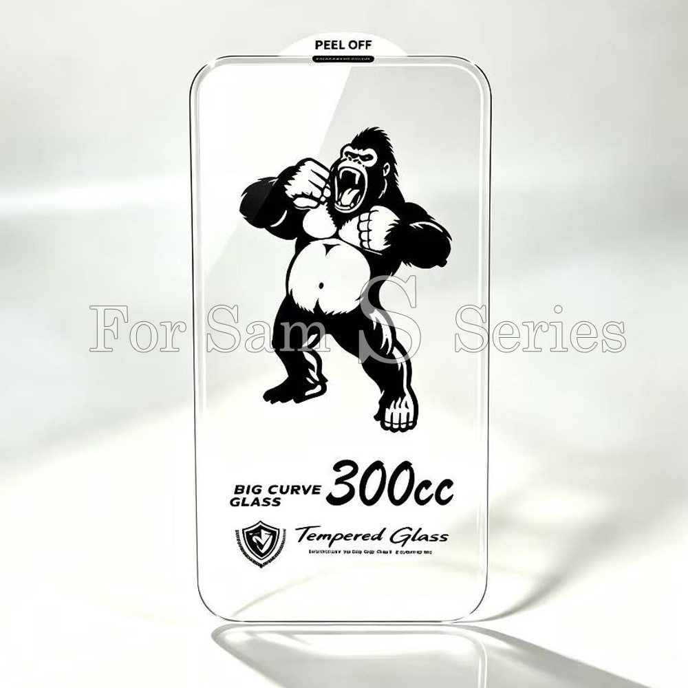 50pcs For Samsung S Series 0.18MM 300CC Super Large Arc Tempered Glass CKJ 1-2-2