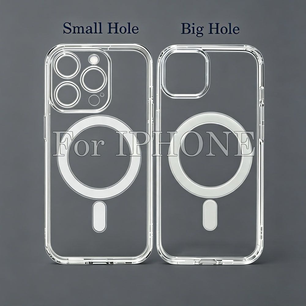 20pcs For IPHONE Acrylic Clear Magnetic Charging Case YKL 2-2-0