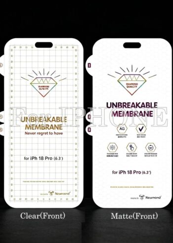 100pcs For IPHONE TOP Quality Hydrygel Film Clear/Matte/Front/Back Screen Protector JGM 2-2-0