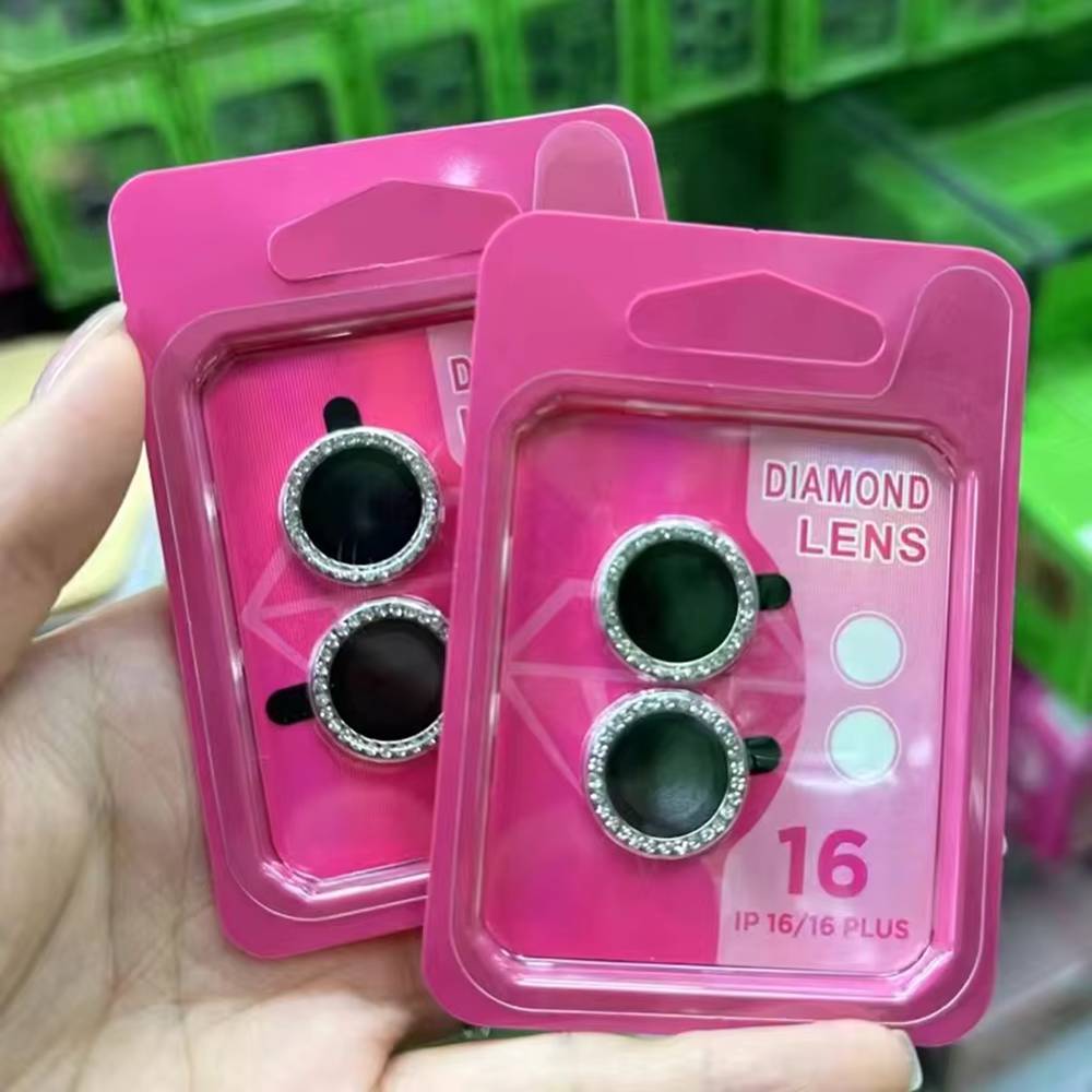100PCS For IPHONE 3D Diamond Quick Stick Camera Lens Screen Protector CD 0-1-1 - Image 2