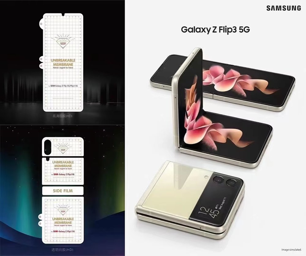 100pcs For Samsung Z Flip Series TOP Quality Hydrygel Film Clear/Matte/Front/Back Screen Protector JGM 2-2-0 - Image 2