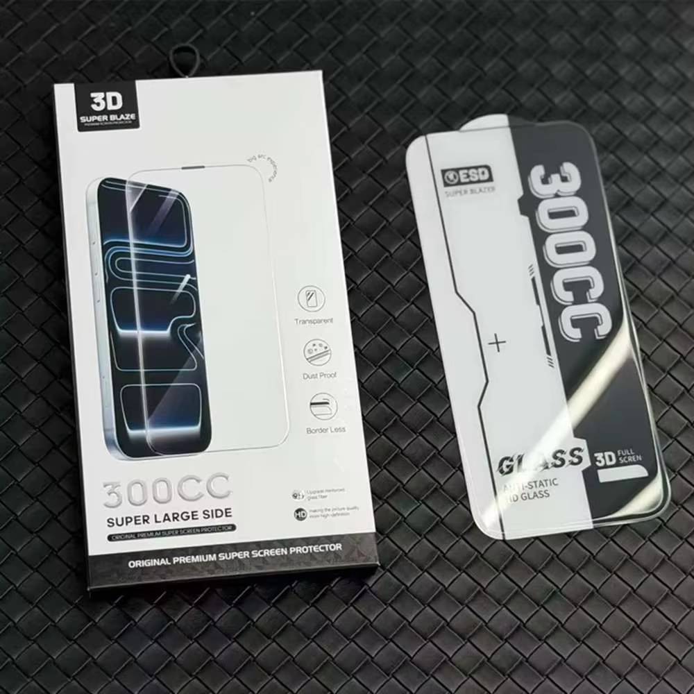 50pcs For IPHONE 300CC Super Large Arc Tempered Glass KT 0-2-0 - Image 3