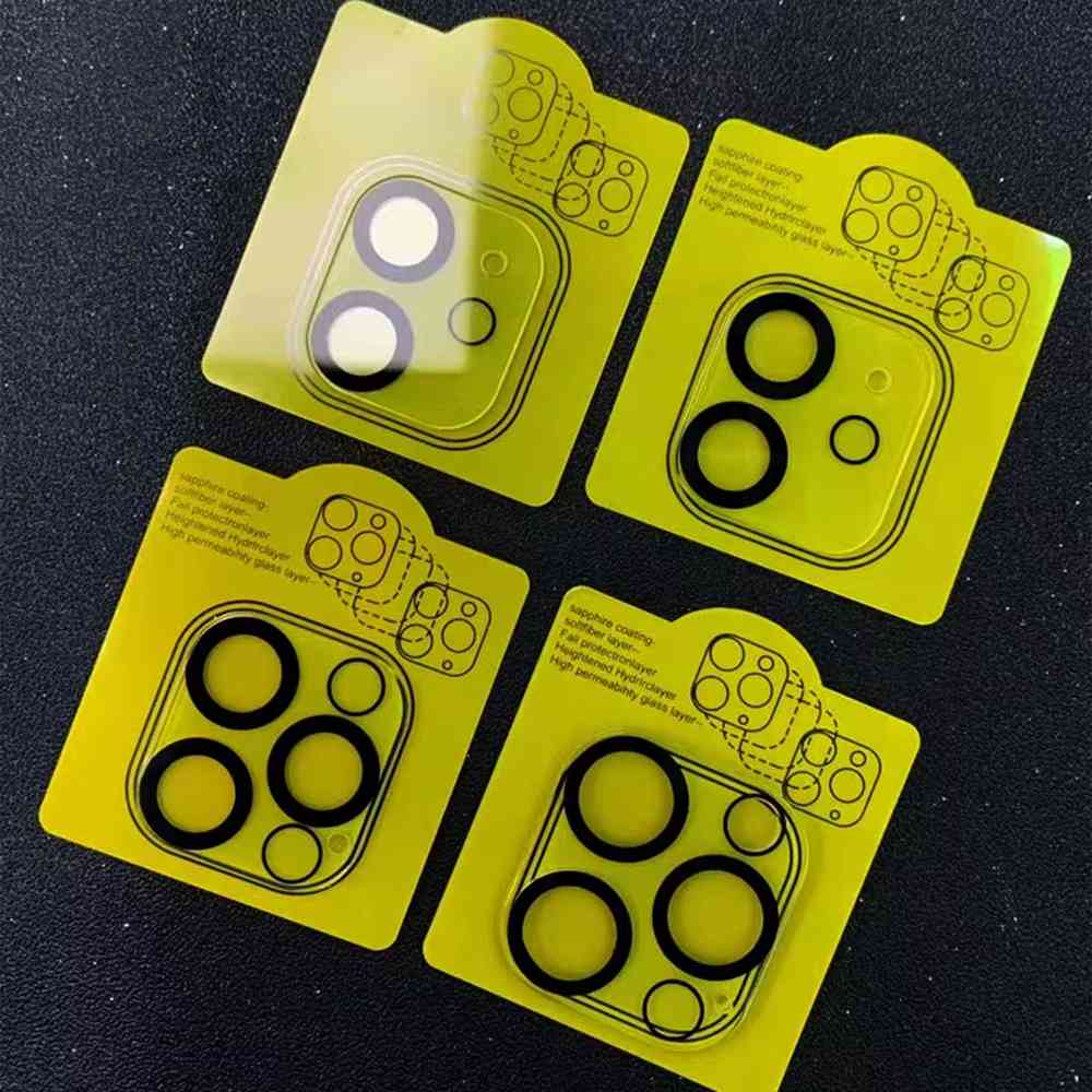 100pcs For IPHONE 3D Mobile Rear Camera With Tempered Glass Protection 0-0-9 - Image 3