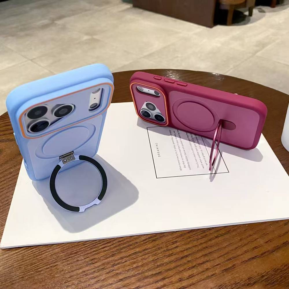 20pcs For IPHONE Skin-friendly Magsafe Case With Kickstand FKX 1-8-5 - Image 3