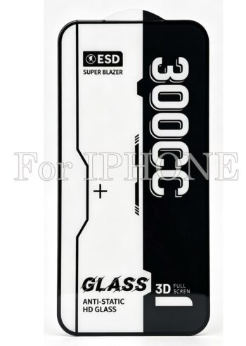 50pcs For IPHONE 300CC Super Large Arc Tempered Glass KT 0-2-0