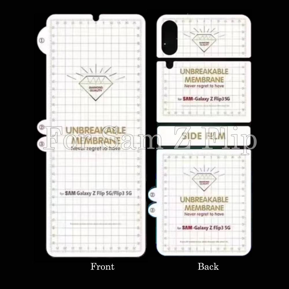 100pcs For Samsung Z Flip Series TOP Quality Hydrygel Film Clear/Matte/Front/Back Screen Protector JGM 2-2-0