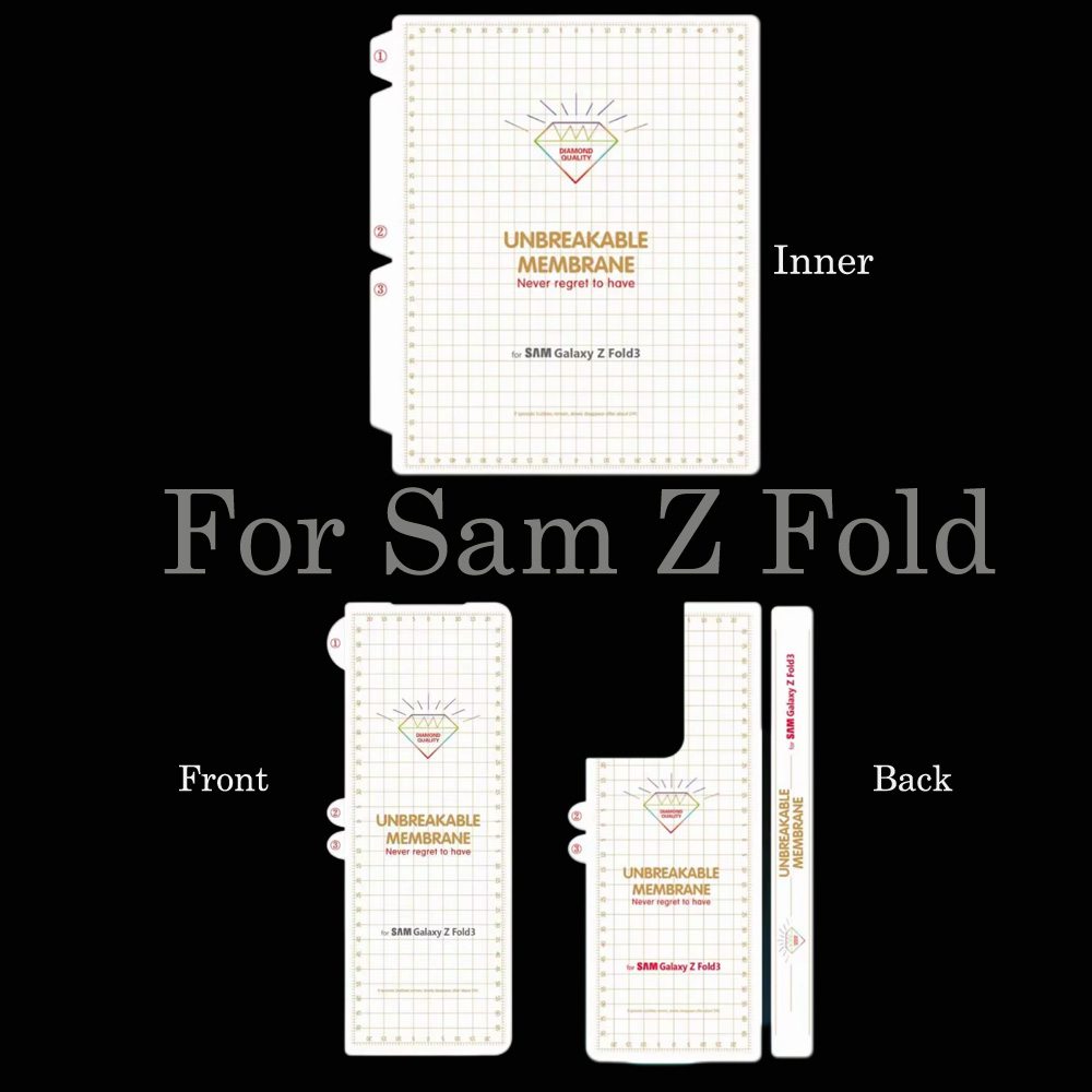 100pcs For Samsung Z Fold Series TOP Quality Hydrygel Film Clear/Matte/Front/Back Screen Protector JGM 2-2-0