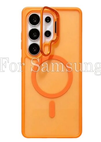 20pcs For Samsung Series Touching Feeling Matte Magsafe Case With Flip Camera Kickstand MJY 1-1-0