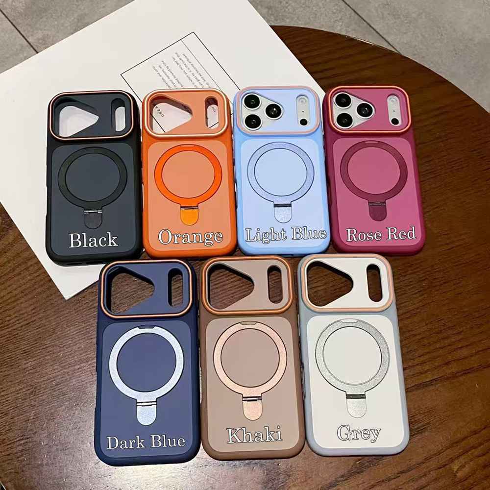 20pcs For IPHONE Skin-friendly Magsafe Case With Kickstand FKX 1-8-5 - Image 2