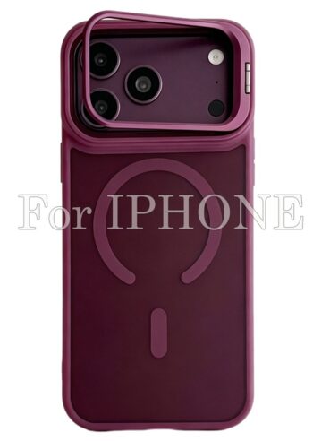 20pcs For IPHONE Touching Feeling Matte Magsafe Case With Flip Camera Kickstand MJY 1-1-0