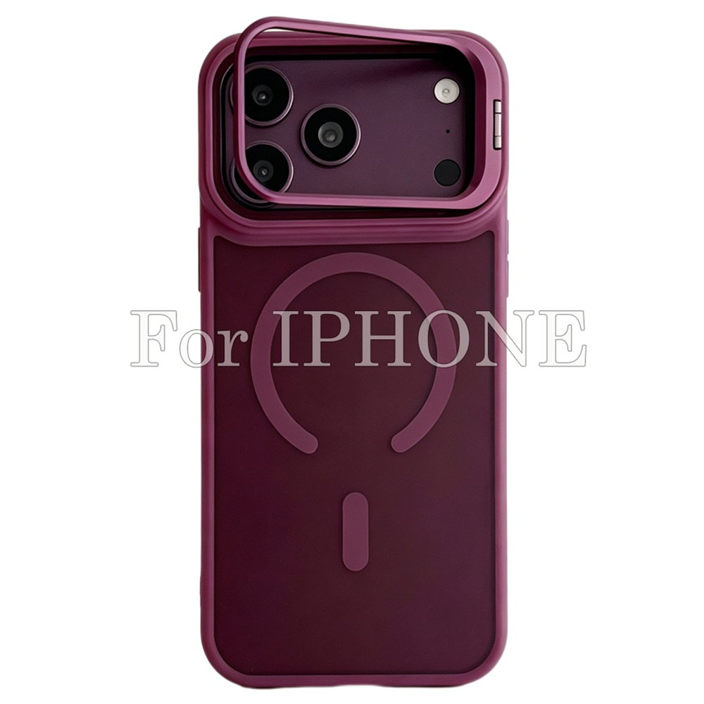 20pcs For IPHONE Touching Feeling Matte Magsafe Case With Flip Camera Kickstand MJY 1-1-0